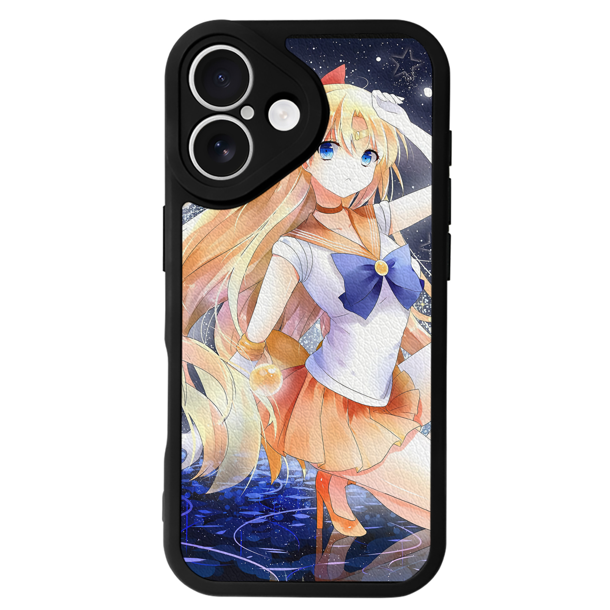 （画像用） 美少女戦士セーラームーン Sailor Moon 【iPhone 16シリーズ対応】シリコンスマホケース（レザー調） 材質：シリコン